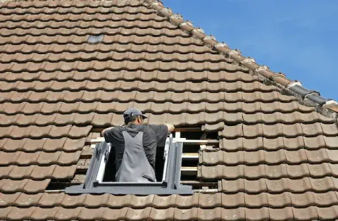 Pose de velux - Teilhède